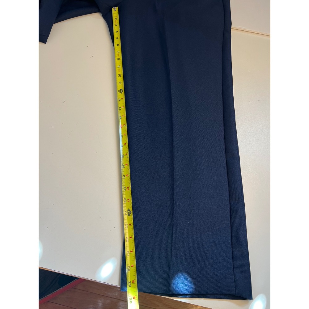 Alfred Dunner Classics Navy Blue Pull On Elastic Waist Pants Women's Size‎ 18 - Picture 6 of 10